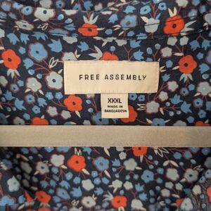 Free Assembly Floral Shirt XXXL